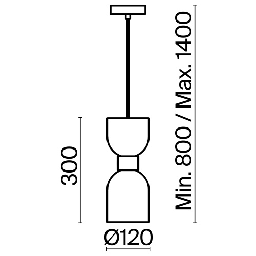 Подвесной светильник Freya FR5203PL-01CH1  фото 2