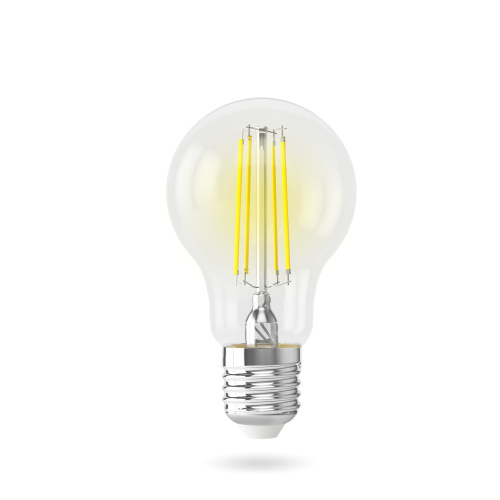 Лампа светодиодная филаментная диммируемая Voltega E27 8W 2800К прозрачная VG10-А1E27warm8W-FD 5489  фото 5