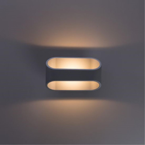 Настенный светодиодный светильник Arte Lamp A1428AP-1GY  фото 4