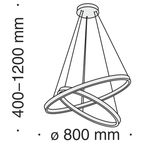 Подвесной светодиодный светильник Maytoni Rim MOD058PL-L74W4K  фото 8