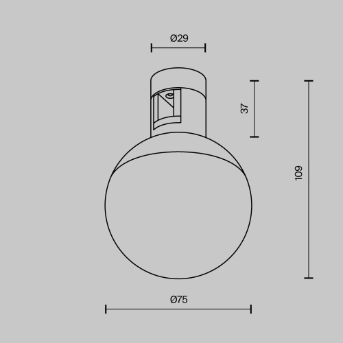 Трековый светильник Technical TR149-1-5W3K-B  фото 9