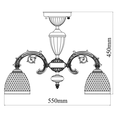 Подвесная люстра MW-Light Фелиция 114010405  фото 6