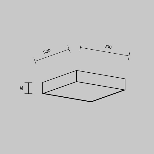 Потолочный светильник Technical C032CL-36W4K-SQ-W  фото 11