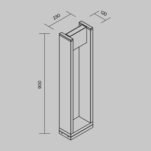 Ландшафтный светильник Outdoor O465FL-L16GF3K  фото 7