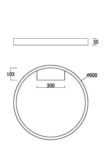 Потолочный светильник Maytoni Rim MOD058CL-L35BS3K  фото 5