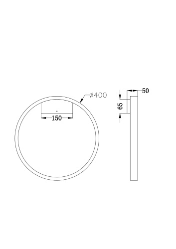 Настенный светильник Maytoni Rim MOD058WL-L25BS4K  фото 8