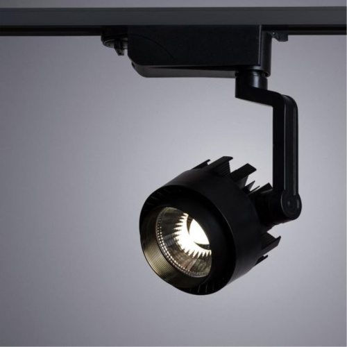 Трековый светодиодный светильник Arte Lamp Vigile A1610PL-1BK  фото 2