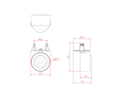 Потолочный светильник Technical C063CL-L12B3K  фото 4