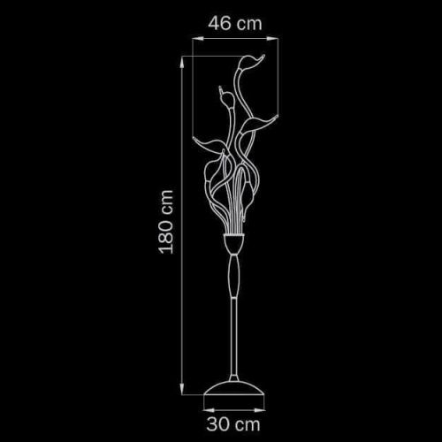 Торшер Lightstar Cigno Collo Wt 751766  фото 2