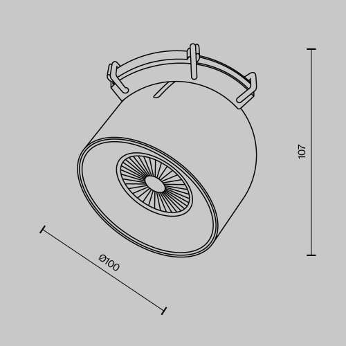 Подвесной светильник Technical TR124B-12W4K-M-W  фото 10