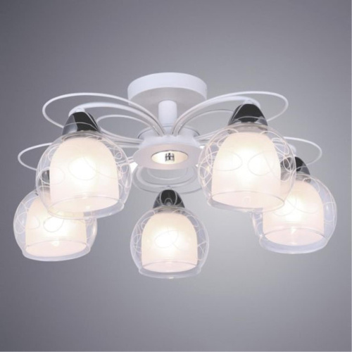 Потолочная люстра Arte Lamp A7585PL-5WH  фото 2