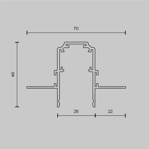 Шинопровод встраиваемый Technical TRX034-421.12W  фото 7