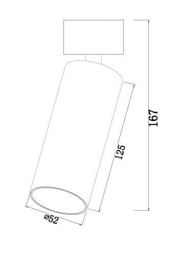 Потолочный светильник Technical C055CL-L12W4K  фото 3