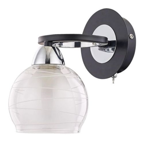 Бра Arte Lamp Ginevra A1604AP-1BK 