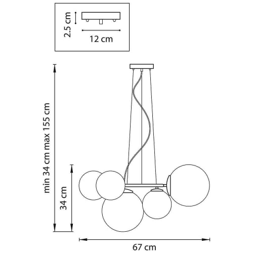 Подвесная люстра Lightstar Globo 815057  фото 7