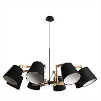 Подвесная люстра Arte Lamp Pinoccio A5700LM-8BK 