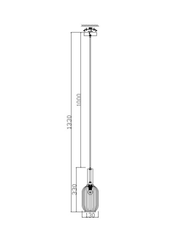 Подвесной светильник Freya Zelma FR8013PL-01AM  фото 6