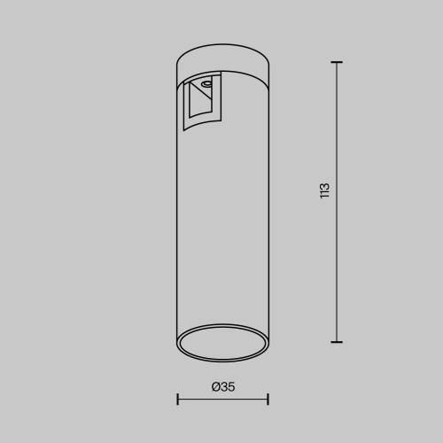 Трековый светильник Technical TR143-1-5W3K-W-B  фото 9