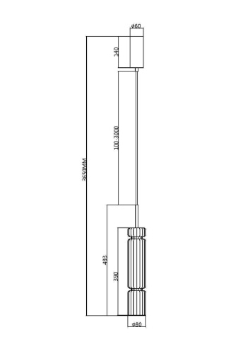 Подвесной светильник Maytoni MOD272PL-L12BS3K1  фото 2