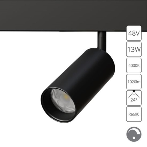 Трековый светодиодный светильник Arte Lamp LINEA A4681PL-1BK 