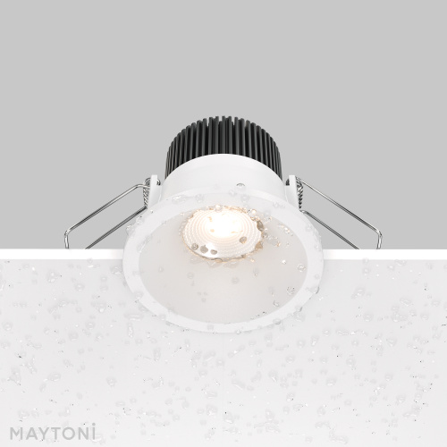 Встраиваемый светодиодный светильник Maytoni Technical Zoom Dim Triac DL034-01-06W3K-D-W  фото 5