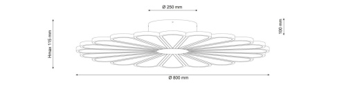 Потолочная люстра Lucia Tucci Miracoli 203.20 LED  фото 3