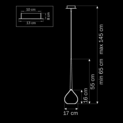 Подвесной светильник Lightstar Forma 808117  фото 2