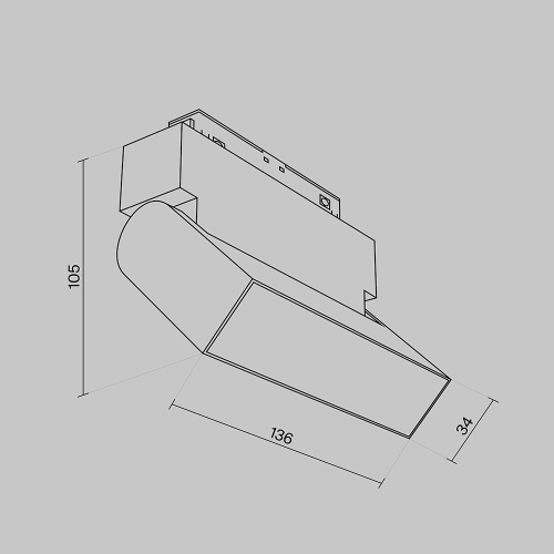 Трековый светильник Technical TR013-2-10W3K-W  фото 8