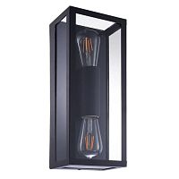 Уличный настенный светильник Arte Lamp Belfast A4569AL-2BK 