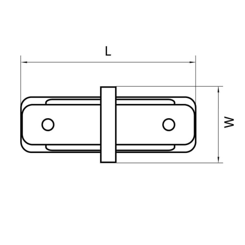 Коннектор прямой Lightstar Barra 502109  фото 2