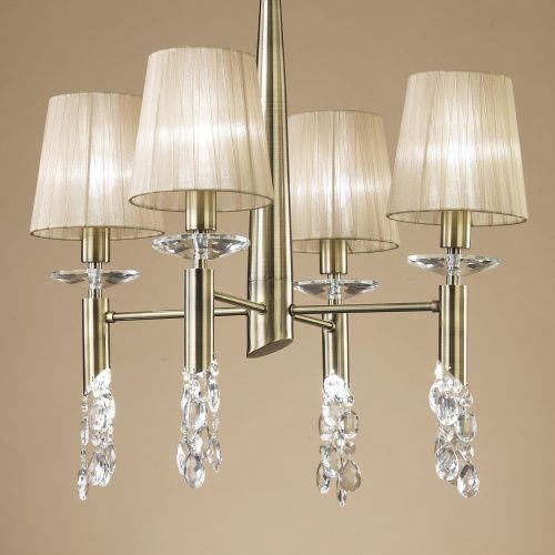 Подвесная люстра Mantra Tiffany Bronze 3872  фото 3