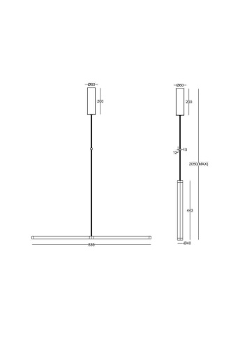 Подвесной светильник Maytoni P096PL-L11BK1  фото 3