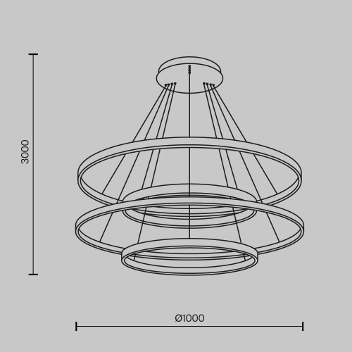 Подвесной светильник Maytoni MOD058PL-L174BK  фото 11