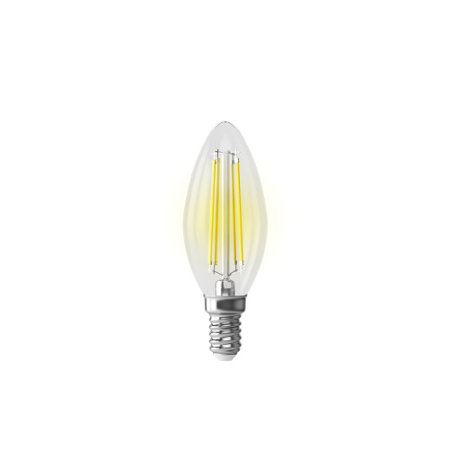 Лампа светодиодная Voltega E14 7W 4000K прозрачная VG10-C35E14cold7W-FHR 7153  фото 4