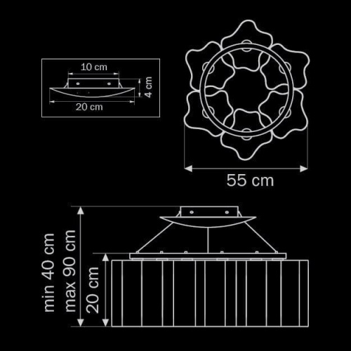 Подвесная люстра Lightstar Nubi 802160  фото 2