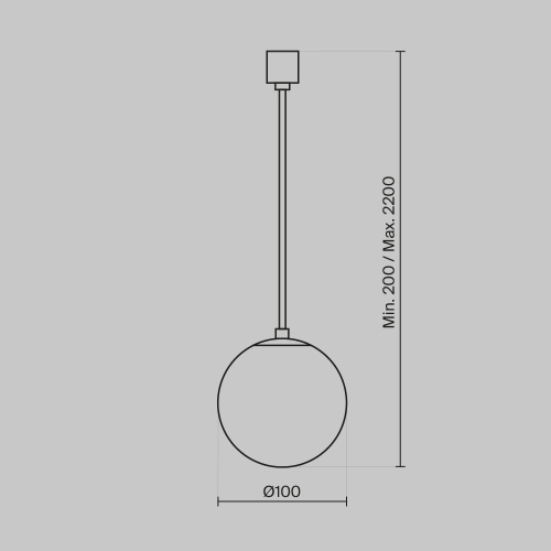 Подвесной светильник Technical P039PL-5W4K-10-B  фото 8