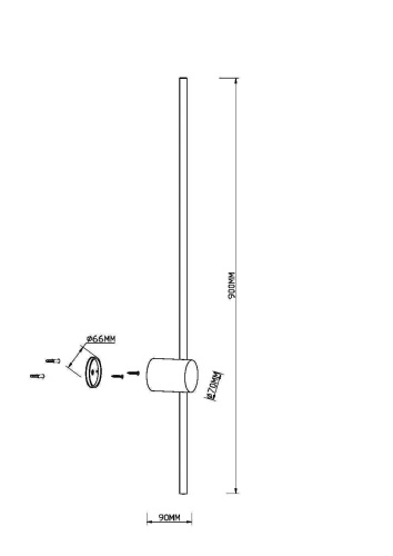 Настенный светильник (бра) Maytoni MOD237WL-L11BS3K 