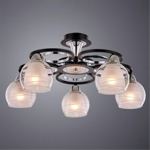 Потолочная люстра Arte Lamp Ginevra A1604PL-5BK  фото 2