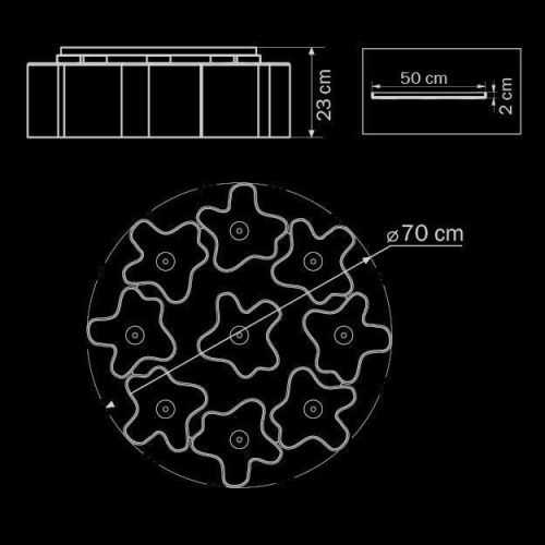 Потолочная люстра Lightstar Nubi Ondoso 802091  фото 3