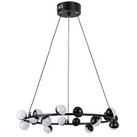 Подвесная светодиодная люстра Arte Lamp Dexter A3619SP-18BK 