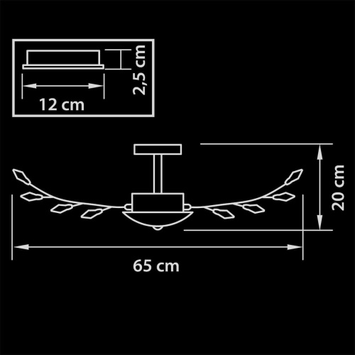Потолочная люстра Lightstar Isabelle 791182  фото 2