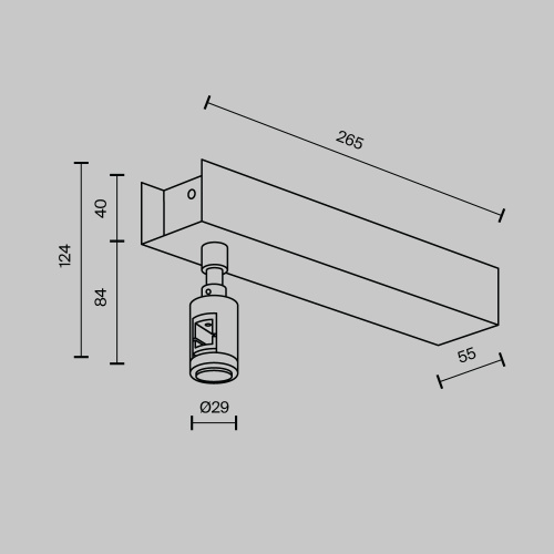 Комплектующие для трековой системы Technical TRA156С-BB1-B  фото 5