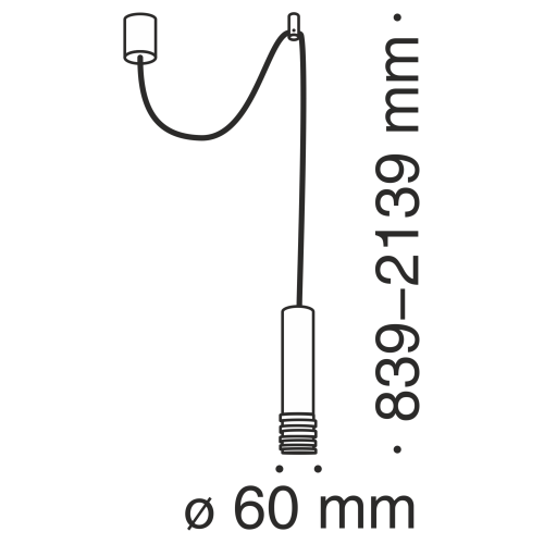 Подвесной светильник Technical P025PL-01W  фото 3