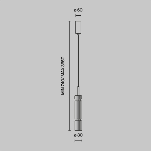 Подвесной светильник Maytoni MOD272PL-L12B3K1  фото 8