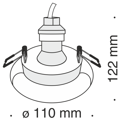 Встраиваемый светильник Technical DL006-1-01-W  фото 2