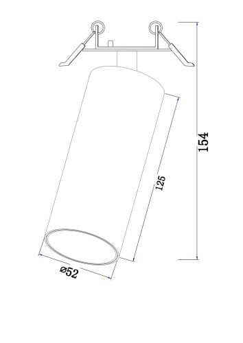 Встраиваемый светильник Technical C053CL-L12W4K  фото 3