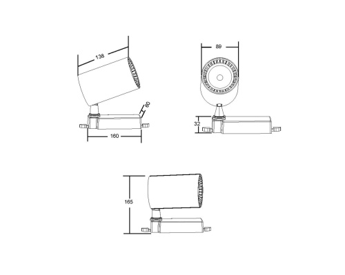 Трековый светильник Technical TR029-3-30W4K-W  фото 2