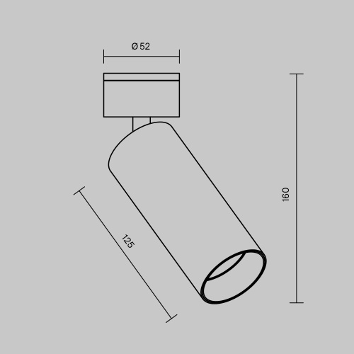 Потолочный светильник Technical C055CL-L12W4K-W-D-W  фото 10