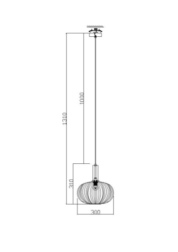 Подвесной светильник Freya Zelma FR8012PL-01GN  фото 7