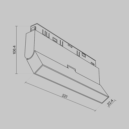 Трековый светильник Technical TR036-4-12W3K-DS-W  фото 7